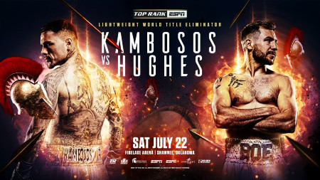Top Rank Boxing Kambosos Jr vs Hughes