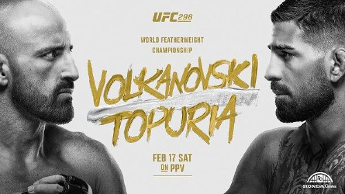 UFC 298 Volkanovski vs Topuria