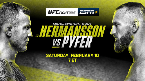 UFC Fight Night Hermansson vs Pyfer