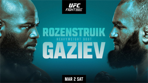 UFC Fight Night 238 ROZENSTRUIK vs GAZIEV