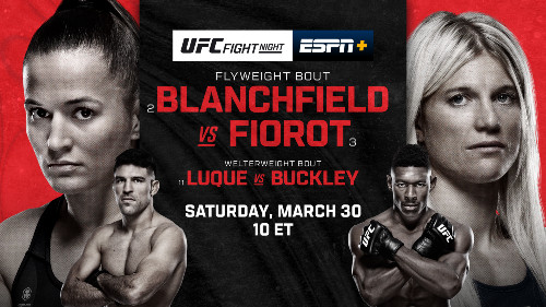 UFC on ESPN Blanchfield vs Fiorot